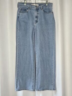 Levi's Signature Heritage Original Wide Leg light wash denim size 12